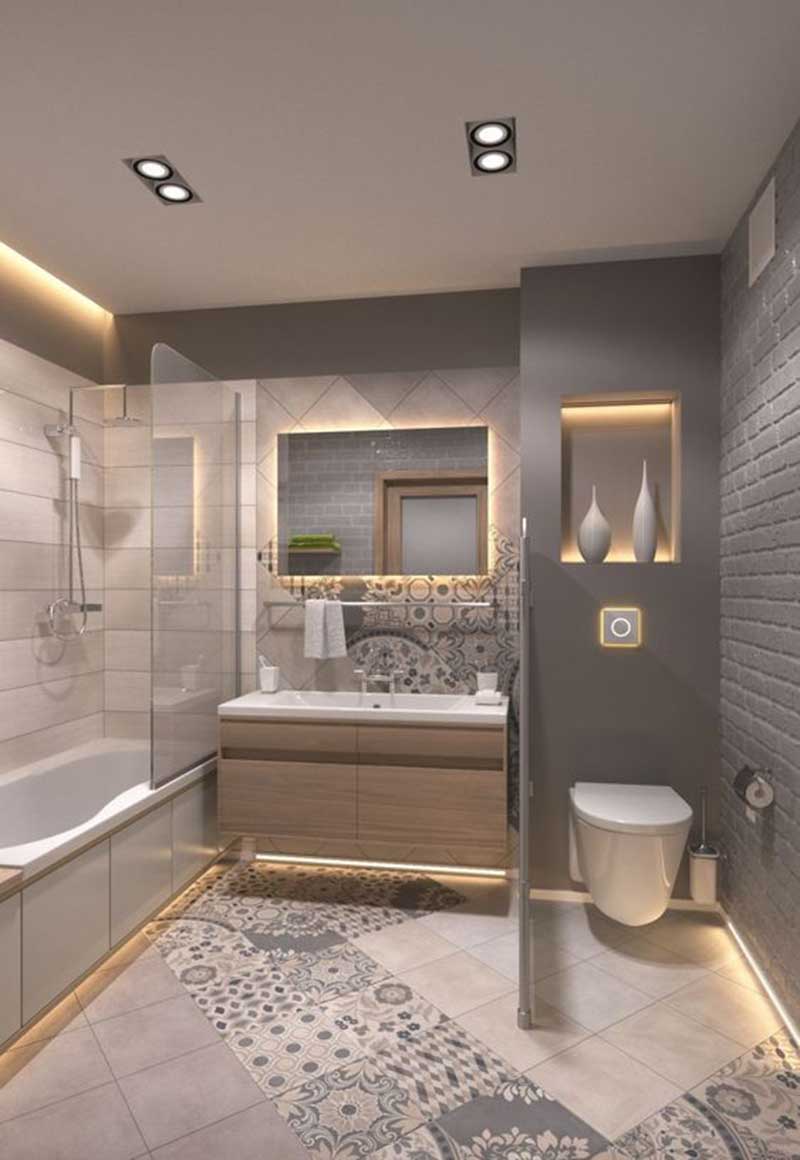 Mẫu thiết kế nội thất phòng tắm đẹp 4